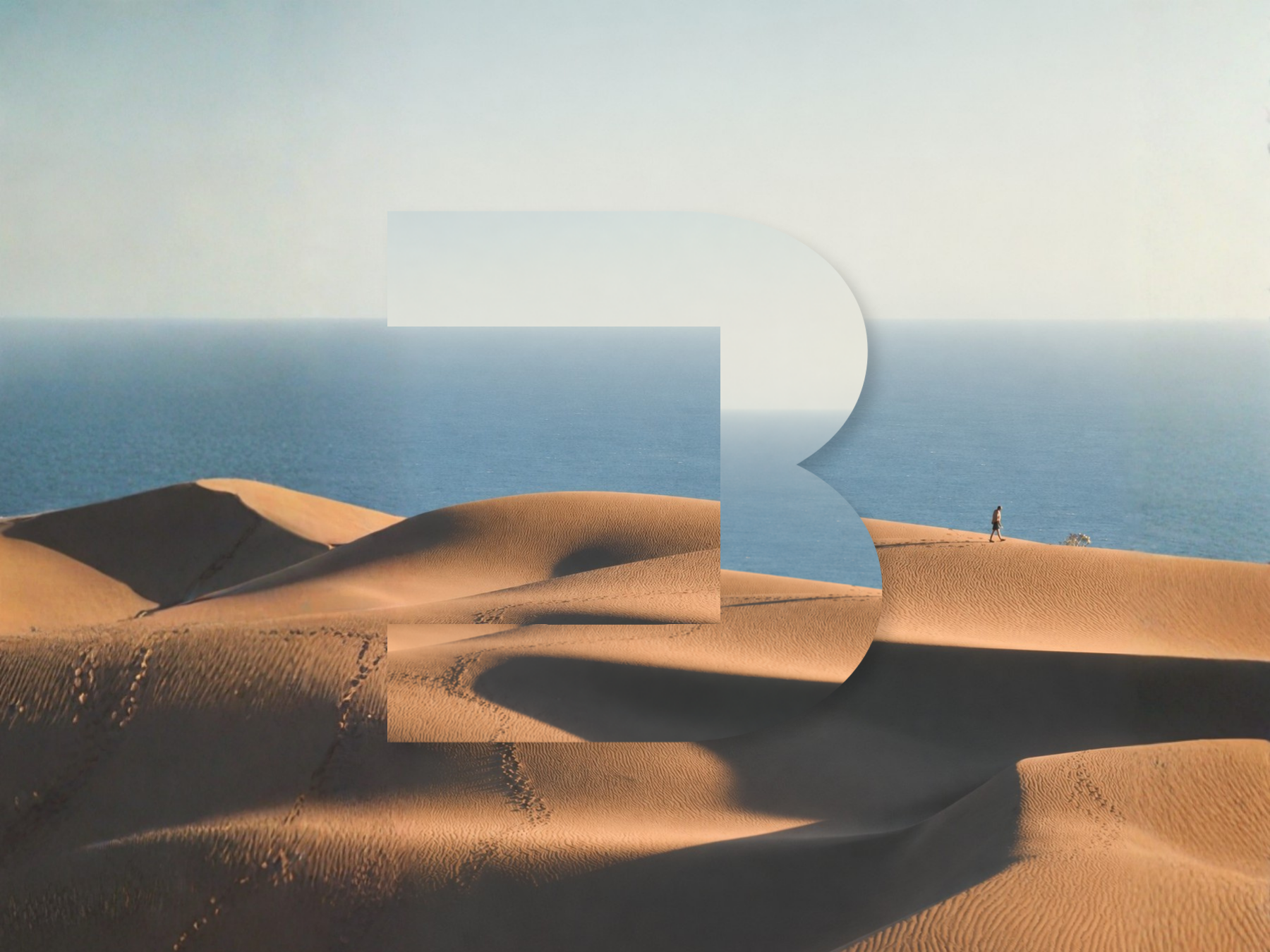 bravent brand mark over desert landscape